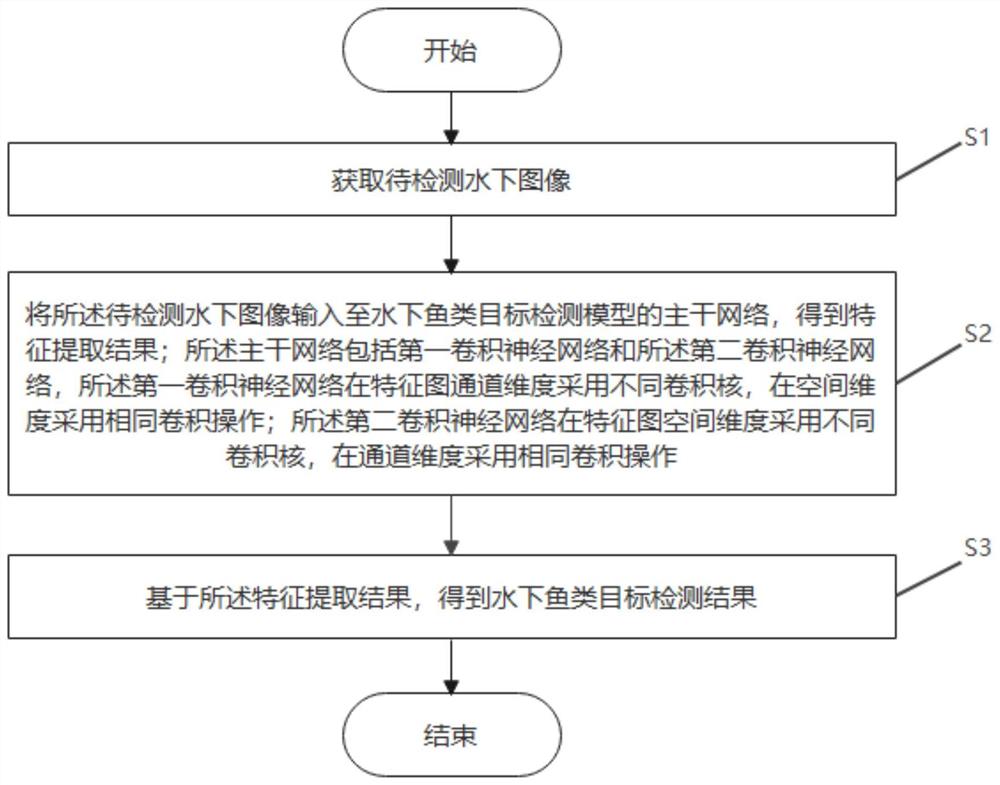 基于卷积神经网络的水下鱼类目标检测方法、装置及存储介质