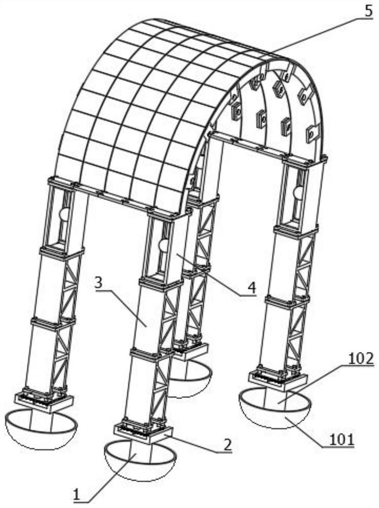 一种古建筑的抗震结构及其施工方法