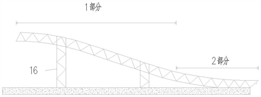 一种支座安装存在高差的异型钢网架的整体顶升施工方法