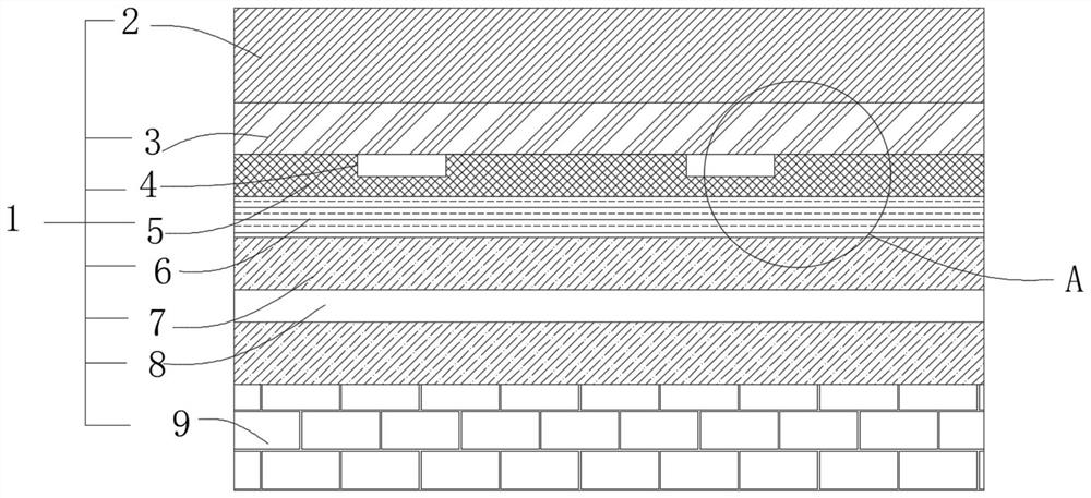 一种水利工程复合地基用复合水泥土褥垫层结构