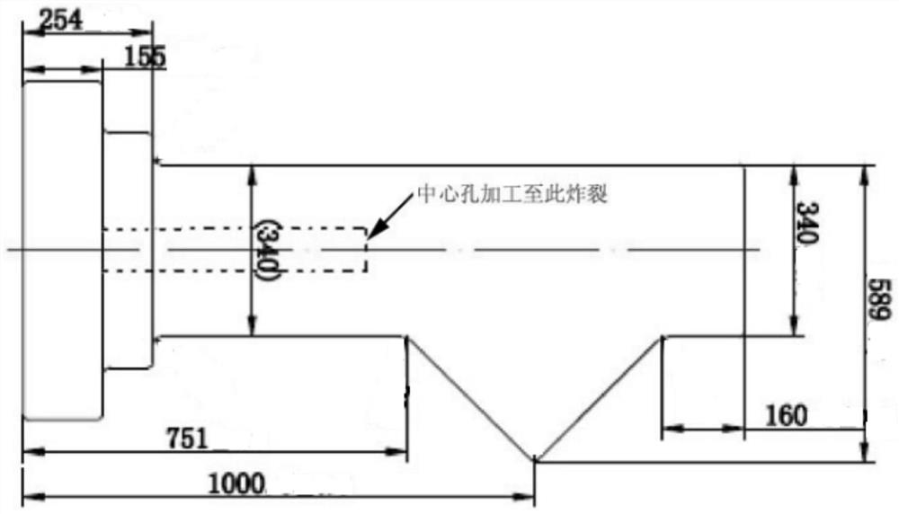 一种克服410阀体锻件精加工炸裂的方法