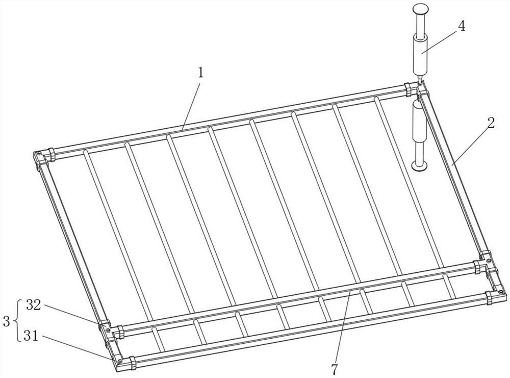 工具式护栏粘接装配方法