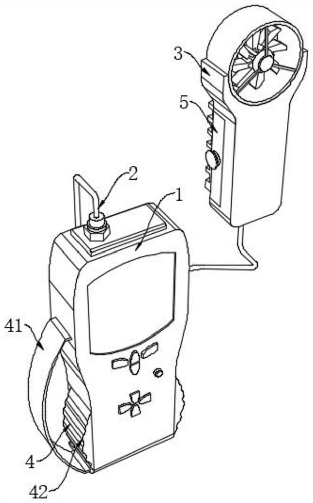 一种手持式消防风速检测仪