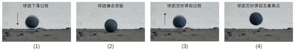 一种基于落下-反弹特性检测铁矿生球落下强度的方法