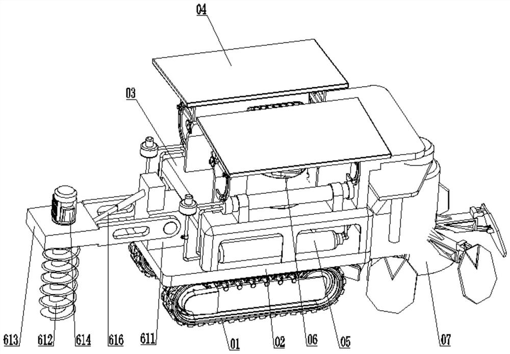 一种基于光伏供能的全自动植树机器人