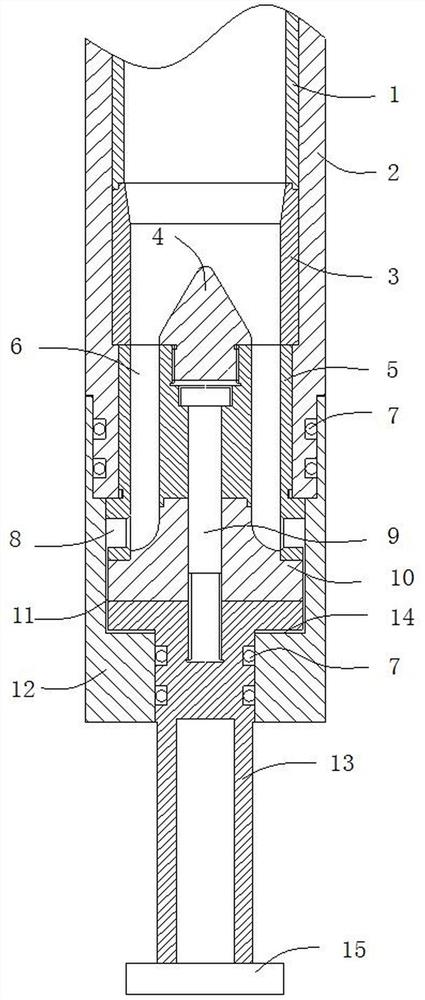 一种井下钻具内切割用喷射装置