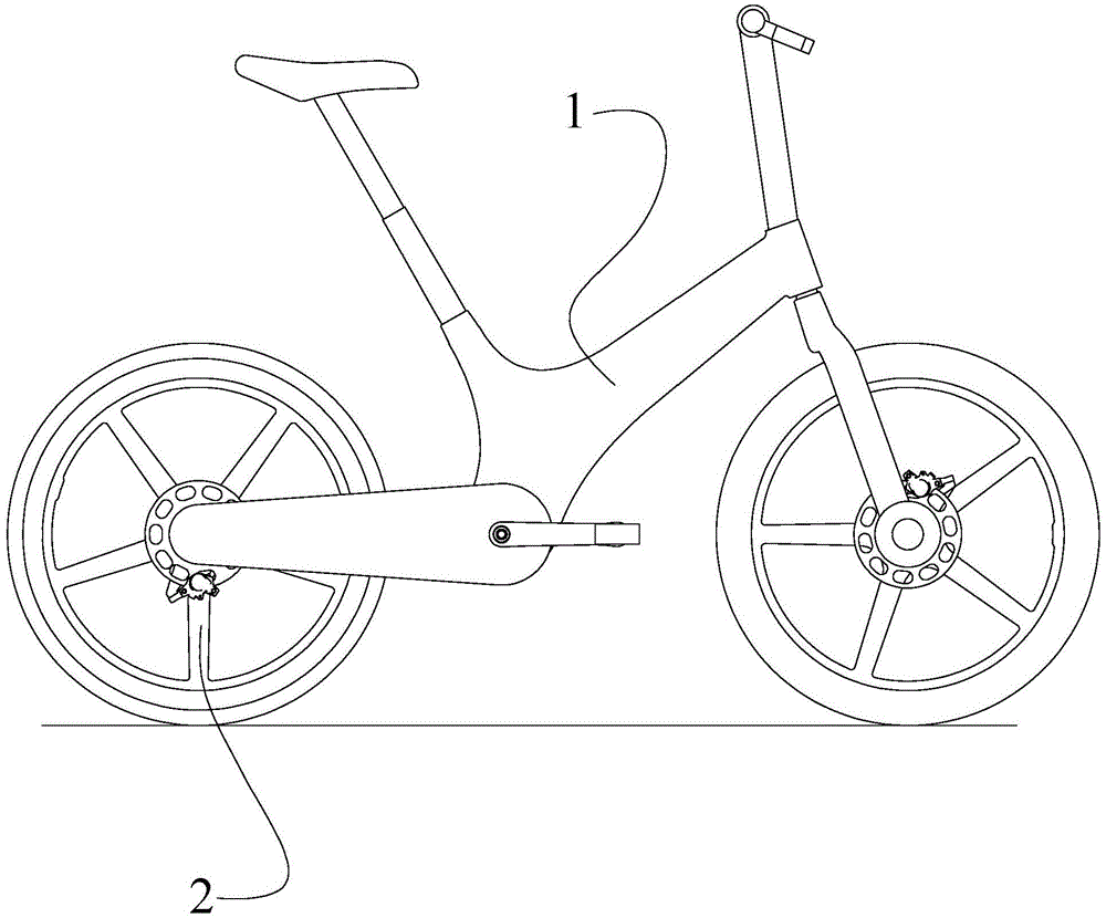 带悬臂式单侧安装车轮的自行车