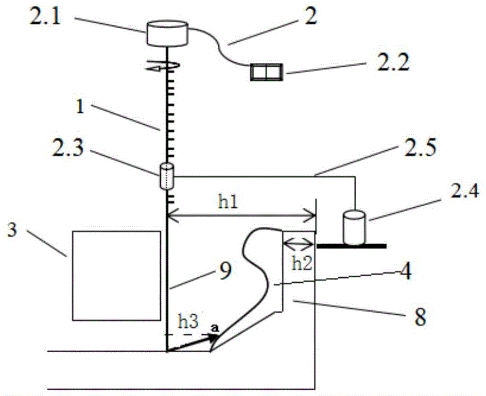 一种氧铝联产电解槽竖式阴极炉帮形状或阴极倾斜角的快速测定方法