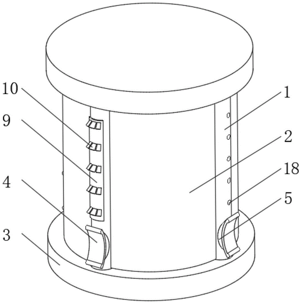 一种圆柱型锂电池包装组合结构