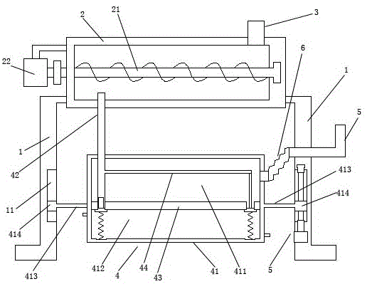 一种封闭导通式空气压缩机排气调节结构