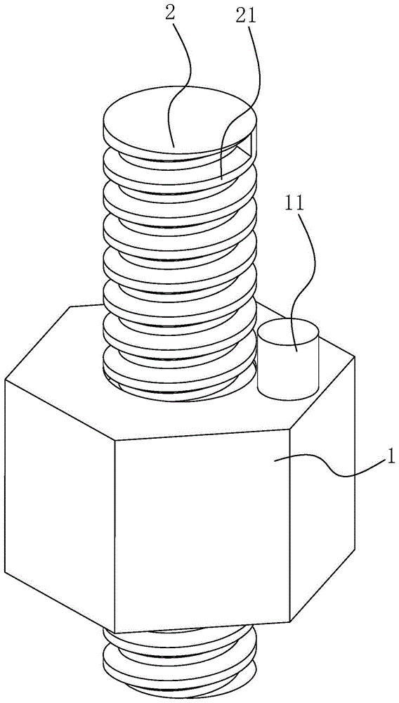一种螺旋压力机铜螺母润滑结构