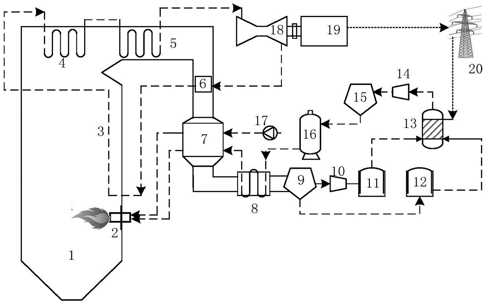 一种氨燃料循环利用的制氨储能和发电系统及方法