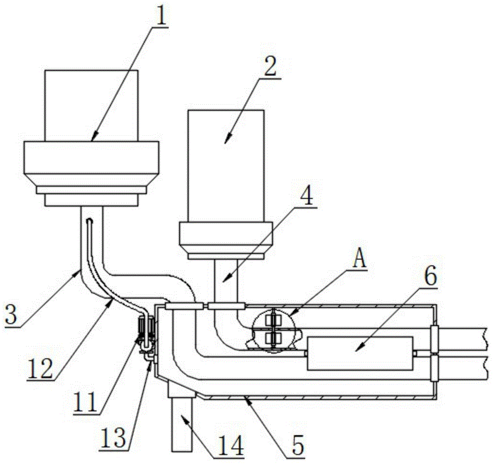 室外压风储气罐排水管道防冻处理方法