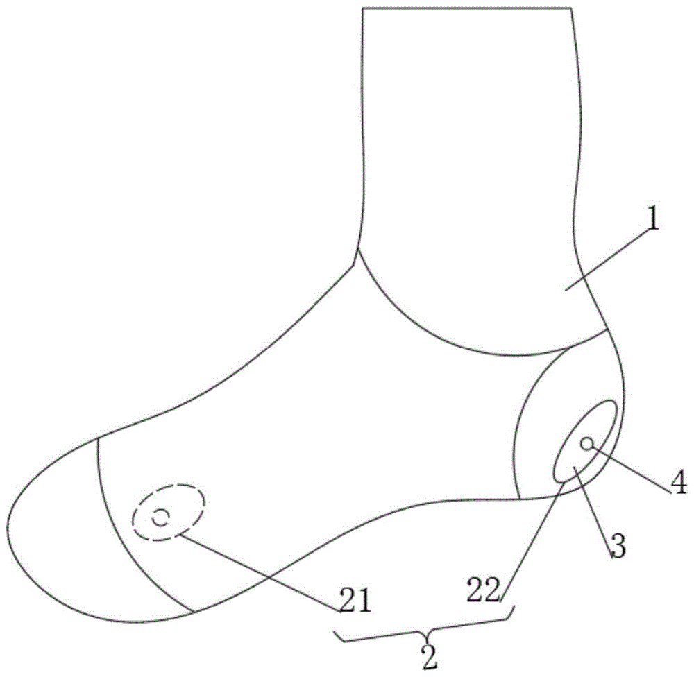 一种带有检测功能的压缩鞋袜及其检测方法