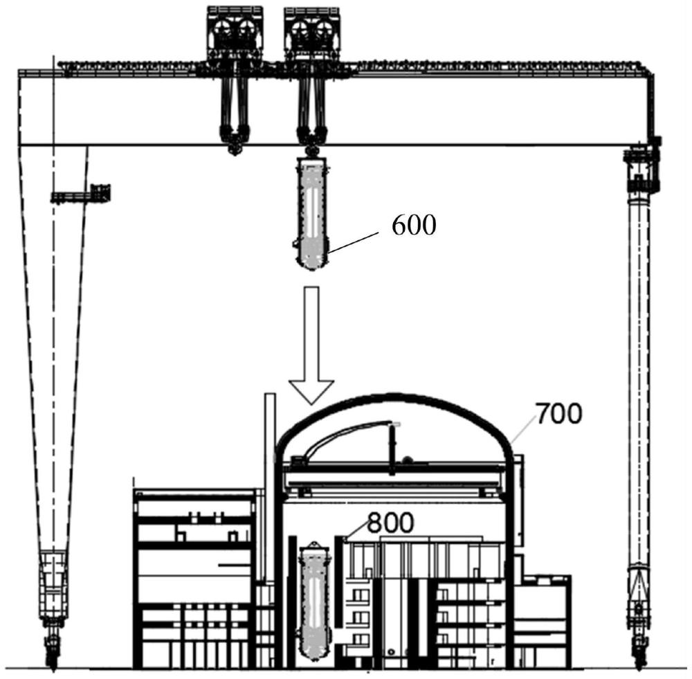 反应堆压力容器筒体与堆芯支承结构组装系统、安装方法