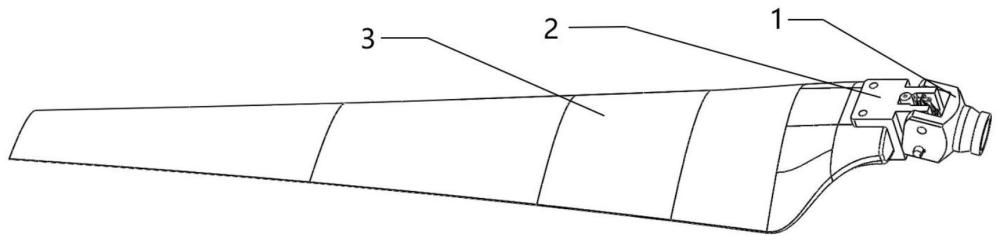 一种旋翼桨叶自动折叠收放机构