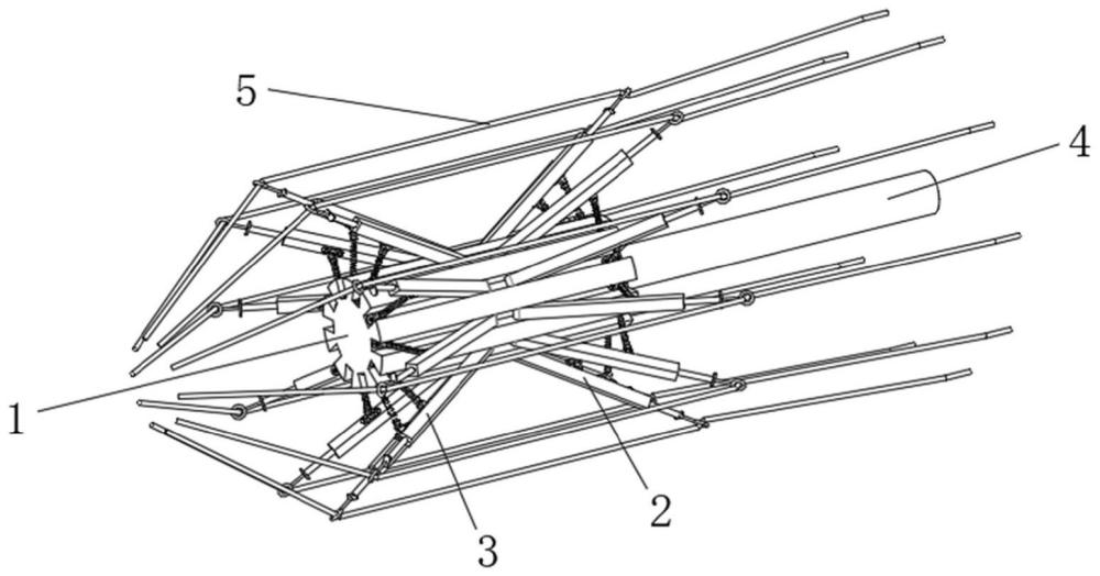 一种纺织机用分绞穿线引导结构