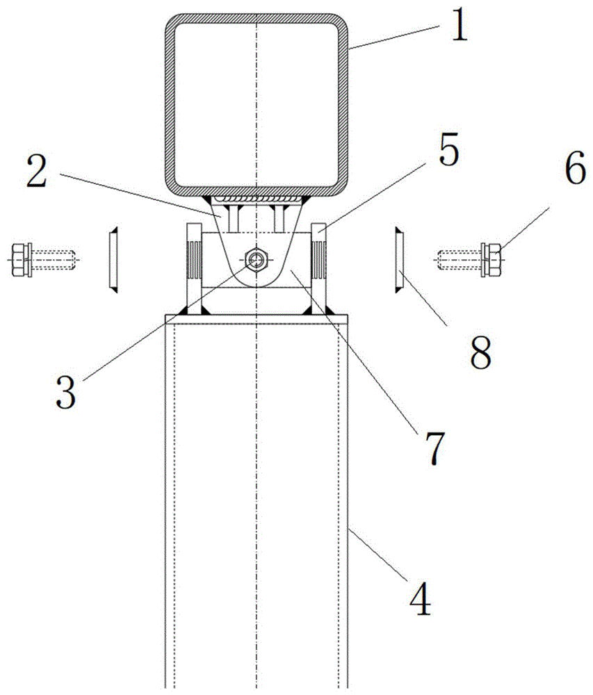 一种双向铰支座结构及其安装方法