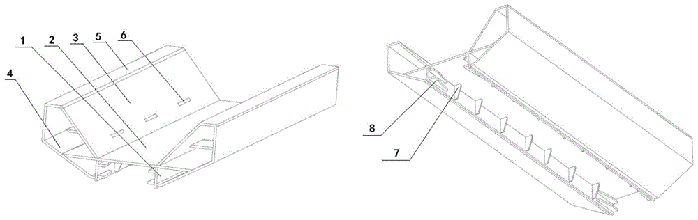 一种适用于中超声速的单轨火箭橇异型纵梁结构