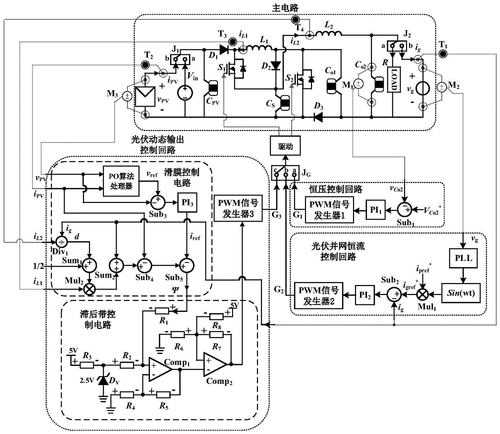 微型光伏系统多模式升压电路、装置、控制方法和介质