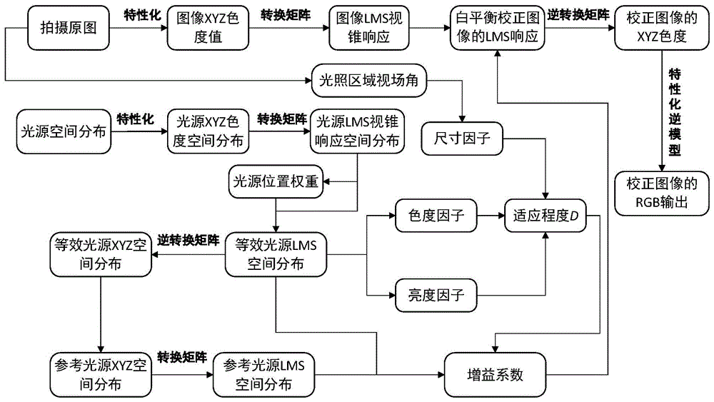 面向多光源的图像白平衡校正方法、装置、设备及存储介质