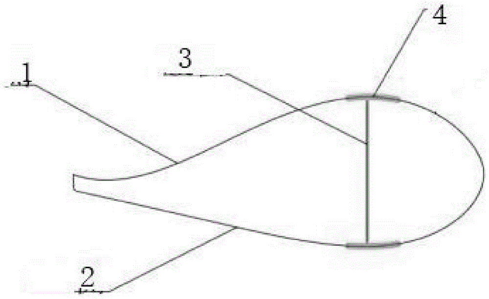 一种风电叶片腹板型线计算方法