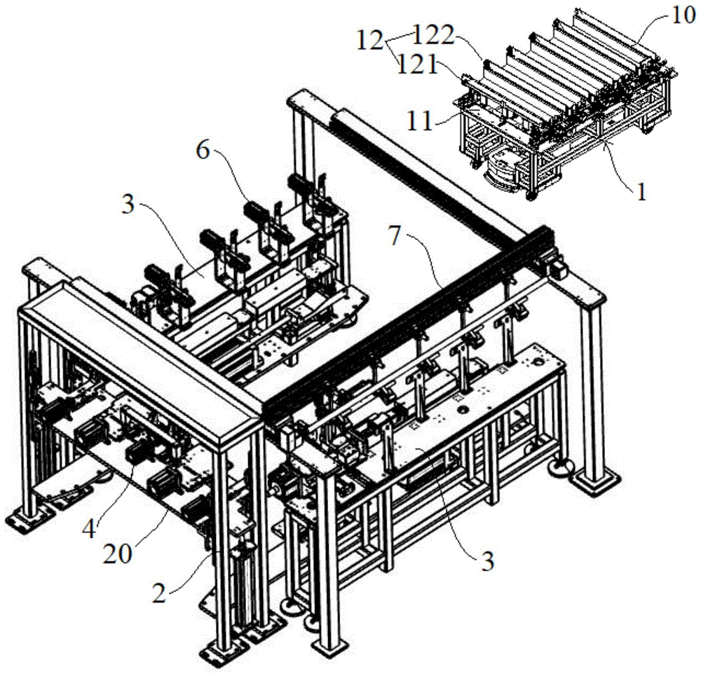 电池模组的堆叠系统及堆叠方法