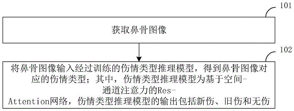 鼻骨骨折的识别方法、装置、终端及存储介质