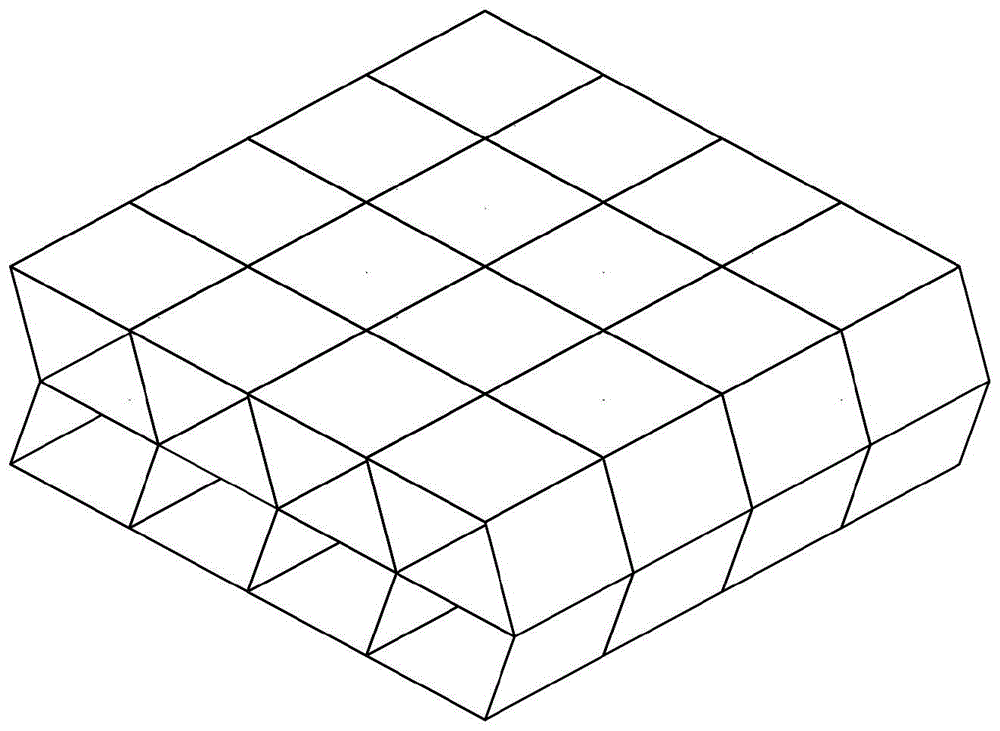 具有负泊松比特性的折-剪纸三维周期性实体结构