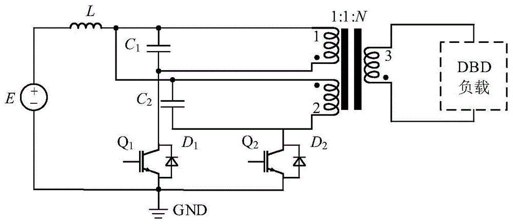适用于DBD负载的双极性间歇型脉冲供电电源