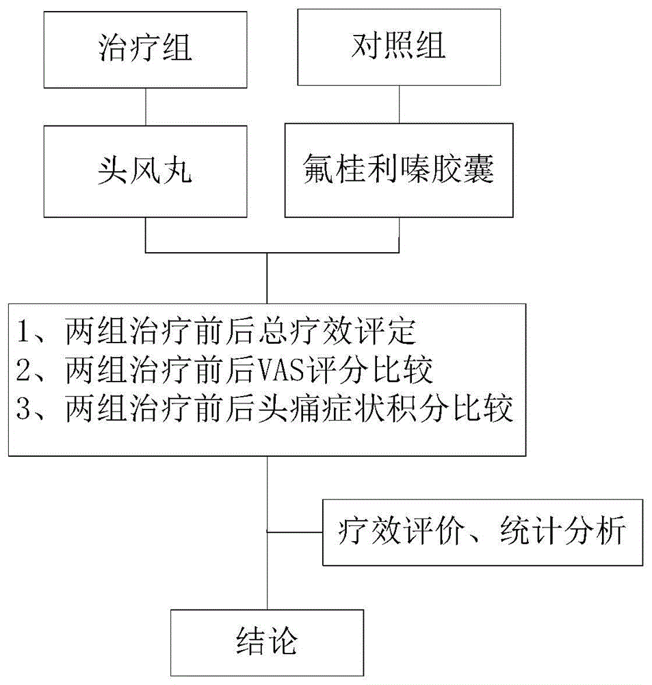 一种治疗偏头痛的头风丸及制备方法