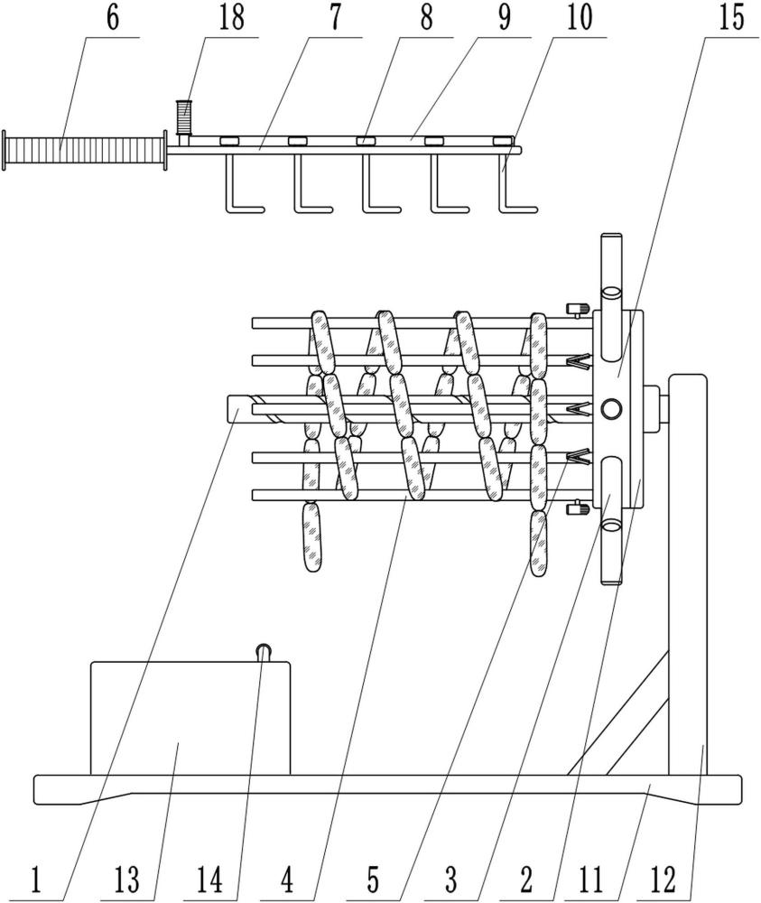 一种发酵香肠配套吊挂系统