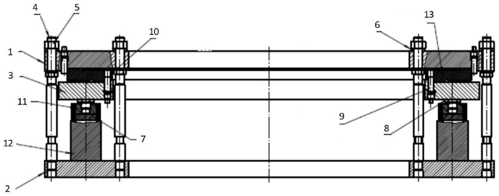 一种压紧弹性件试验装置及方法