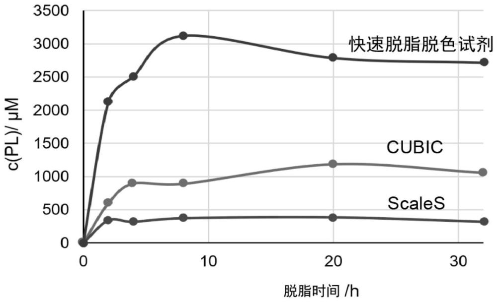 无形变组织透明化用脱脂脱色组合物及其应用