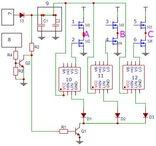 电机失电制动的控制系统及方法