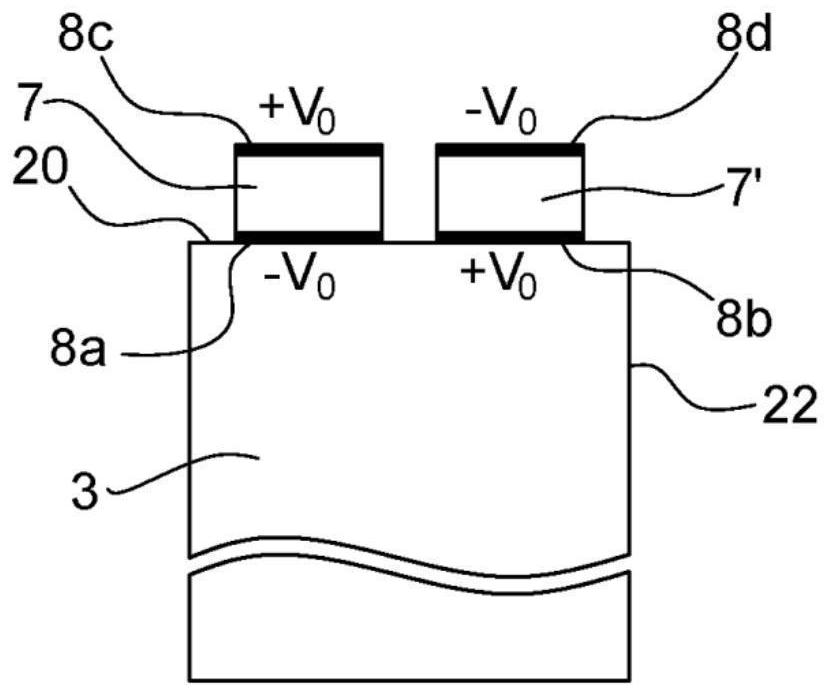 压电式游丝和用于制造压电式游丝的方法
