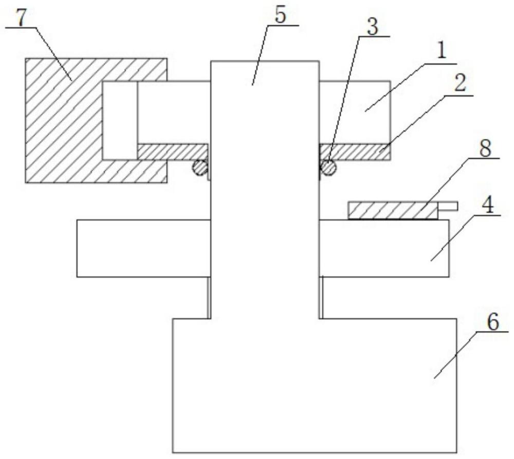 一种齿轮箱端盖组装装置、组装工艺方法及齿轮箱