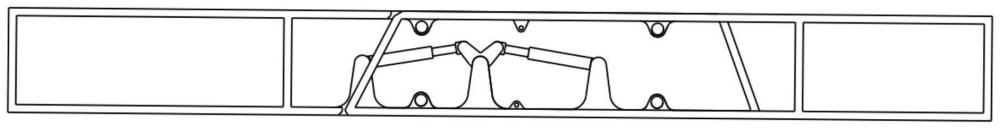 一种飞机翼梢对向拉压作动折叠机构及折叠方法
