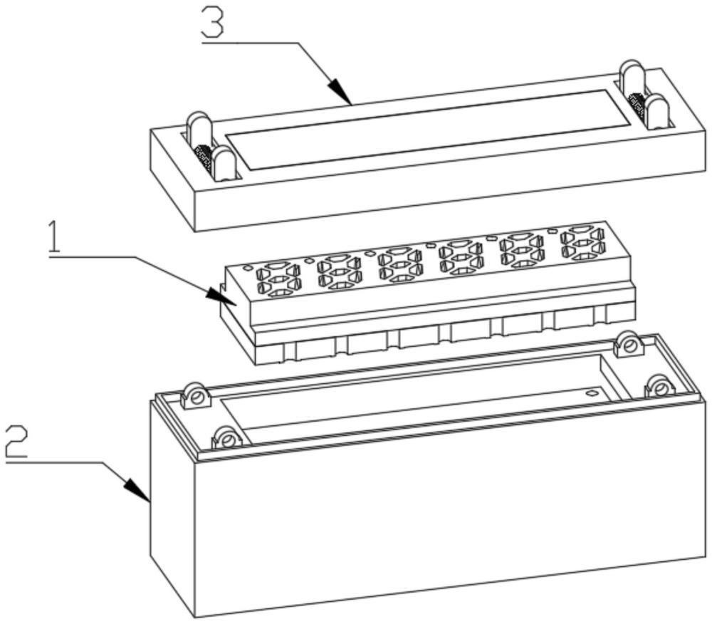 一种台阶式可固定焊接位置的超小尺寸贴片式数码管