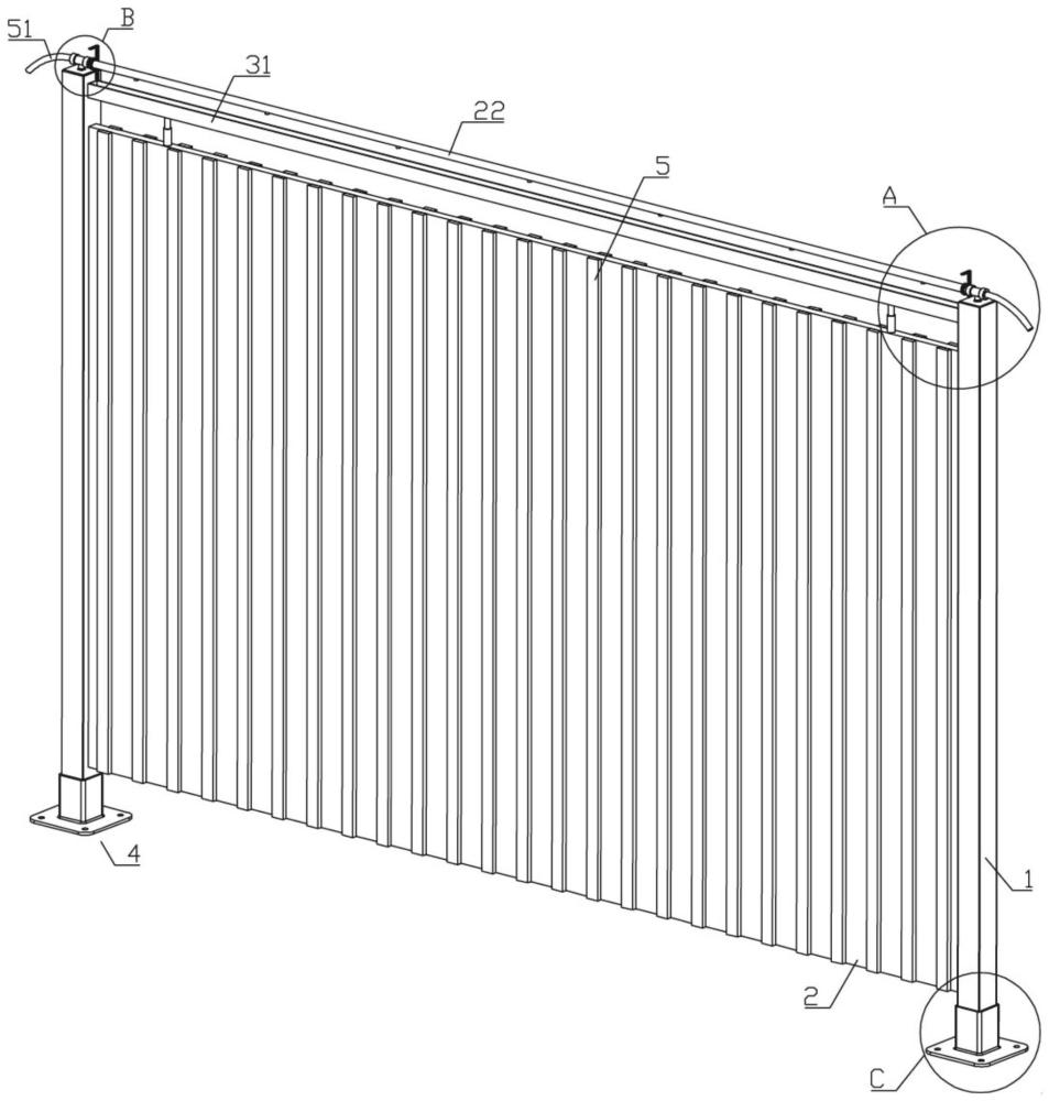 一种建筑工程用防护栏