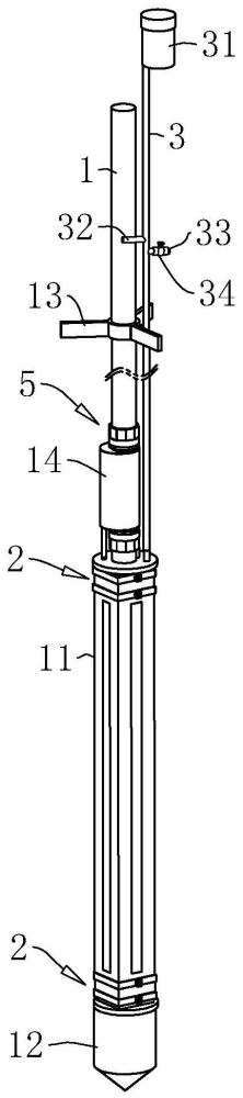 一种带检测的扩大头囊式预应力抗浮锚杆及施工方法