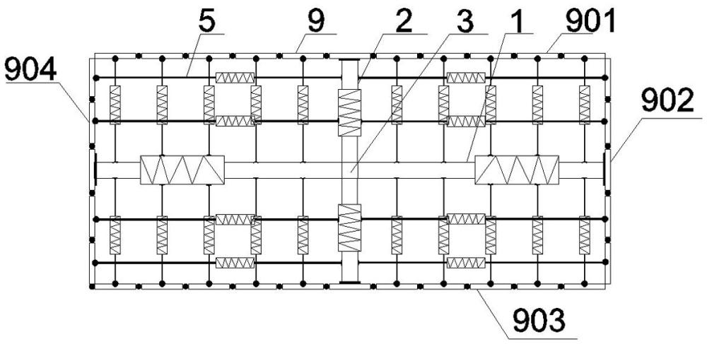 混凝土结构矩形洞口支模装置及方法