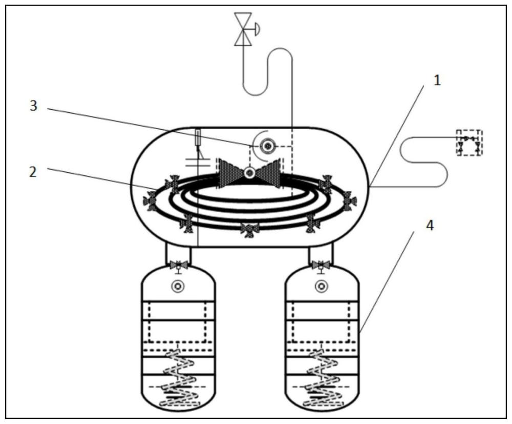 一种箱式无负压二次供水水箱环形引水装置