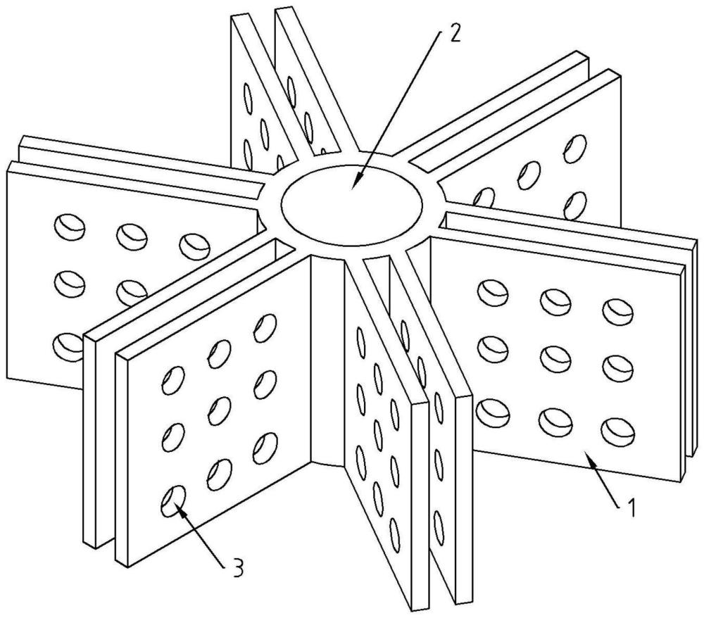 一种铝合金板式节点抗剪连接件及其构造计算方法