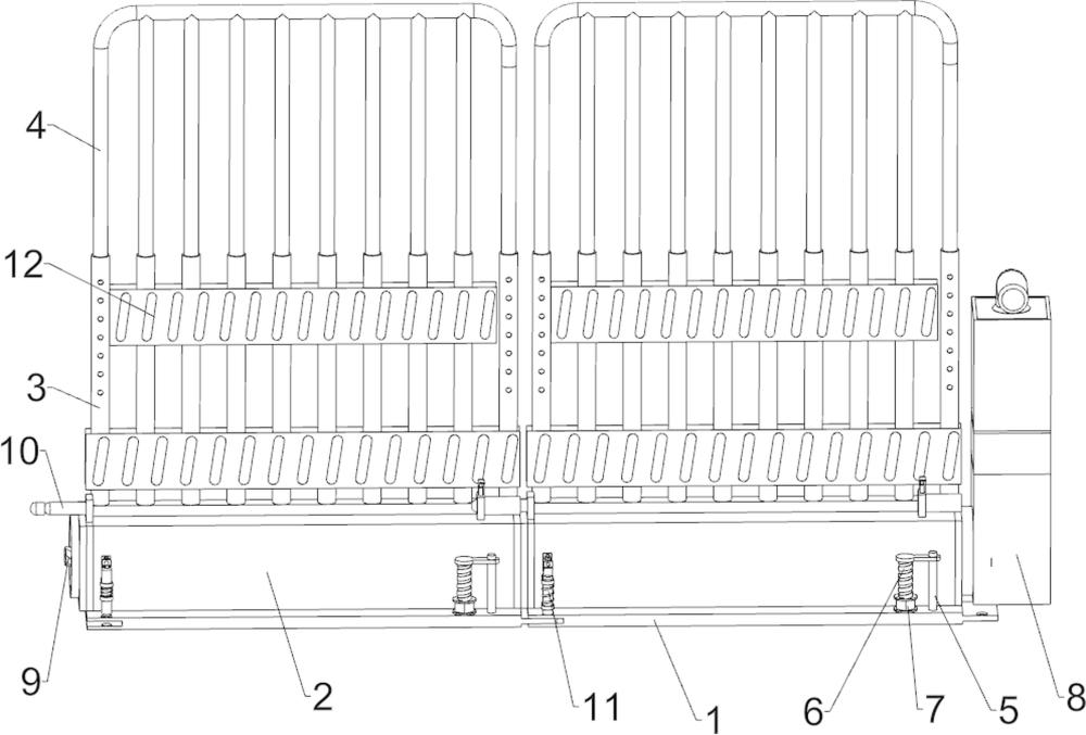 一种建筑工地的拼接式护栏