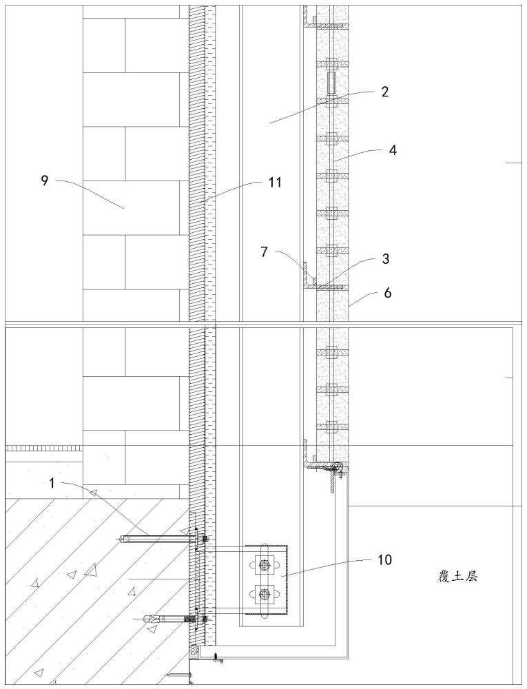 一种陶砖幕墙系统及其施工工艺及其修补工艺