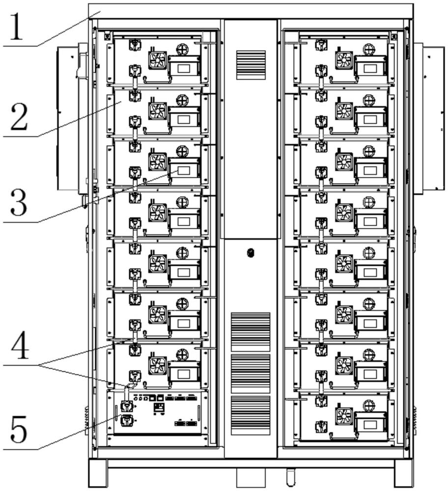 一种户外储能电池柜