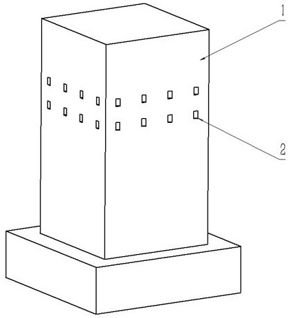 一种墩柱爬模用承重楔结构及承重孔封堵方法