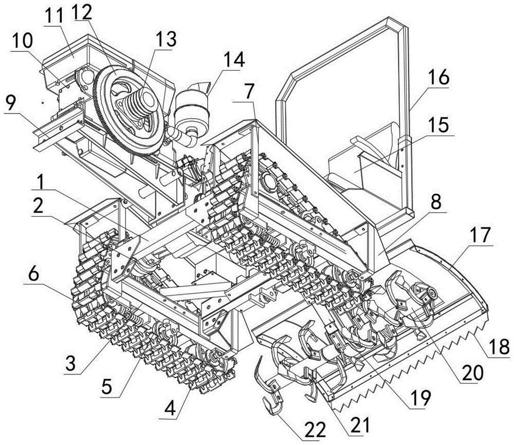 一种履带式旋耕机