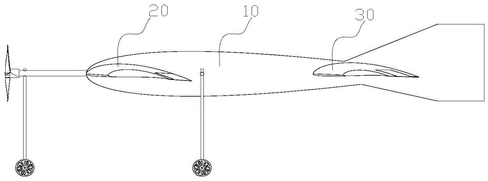 一种中小型长航时串列式布局升力体飞行器